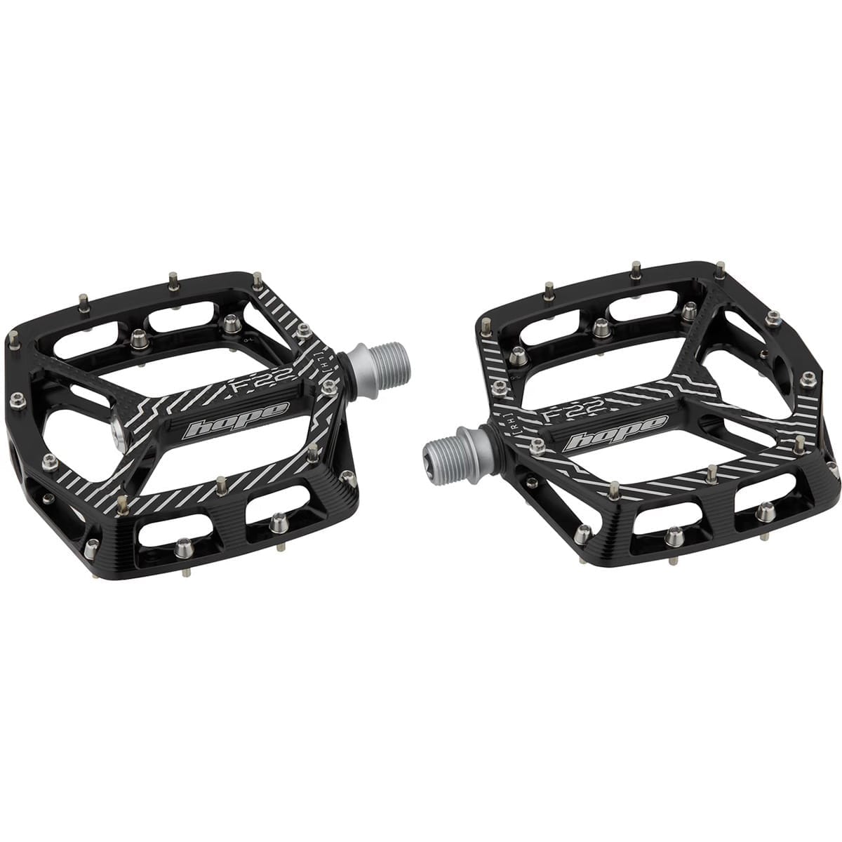 HOPE F22 Flat Pedals Sort