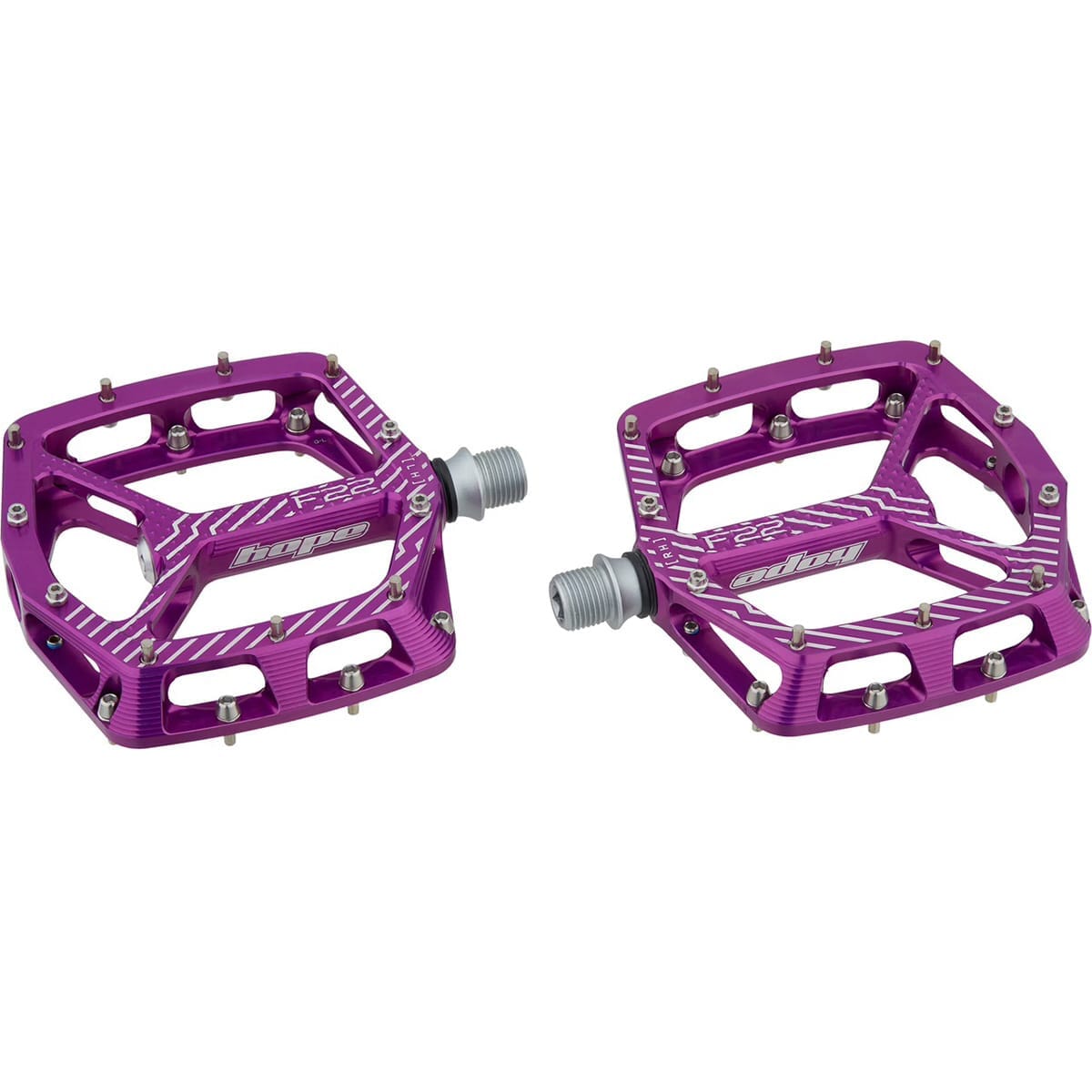 HOPE F22 lilla flade pedaler