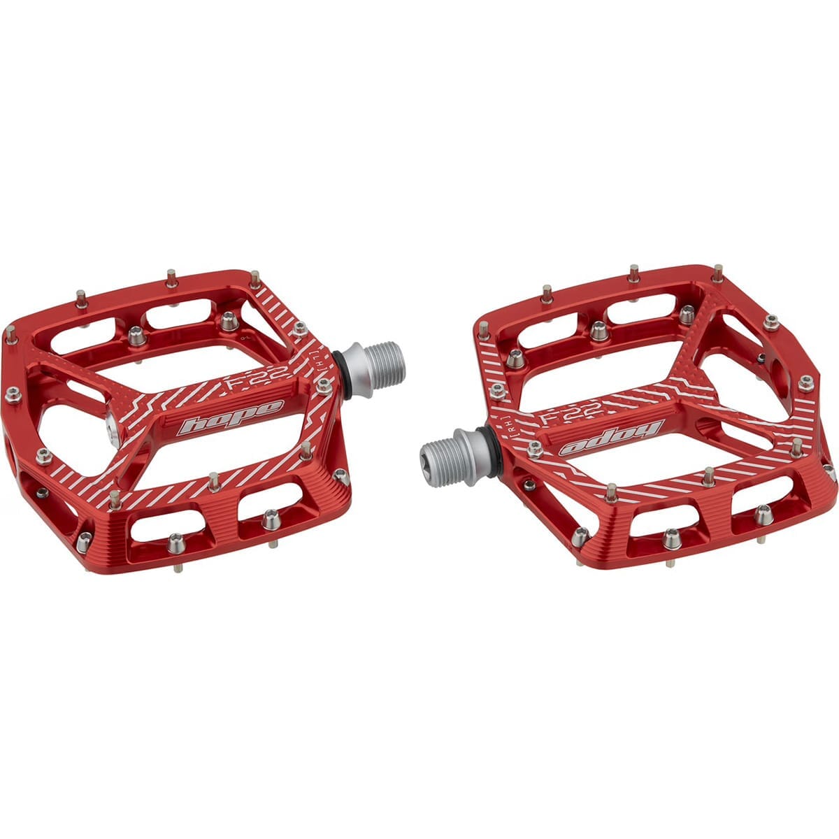 HOPE F22 flade pedaler Rød