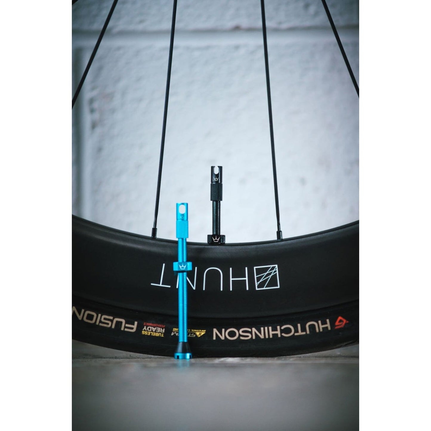 PEATY'S x Chris King MK2 Presta 80 mm slangeløse ventiler (x2) Sort