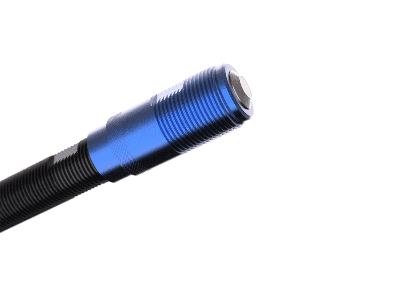 Sæt med 2 BBB CORE CAP-ventiler med sorte endestykker