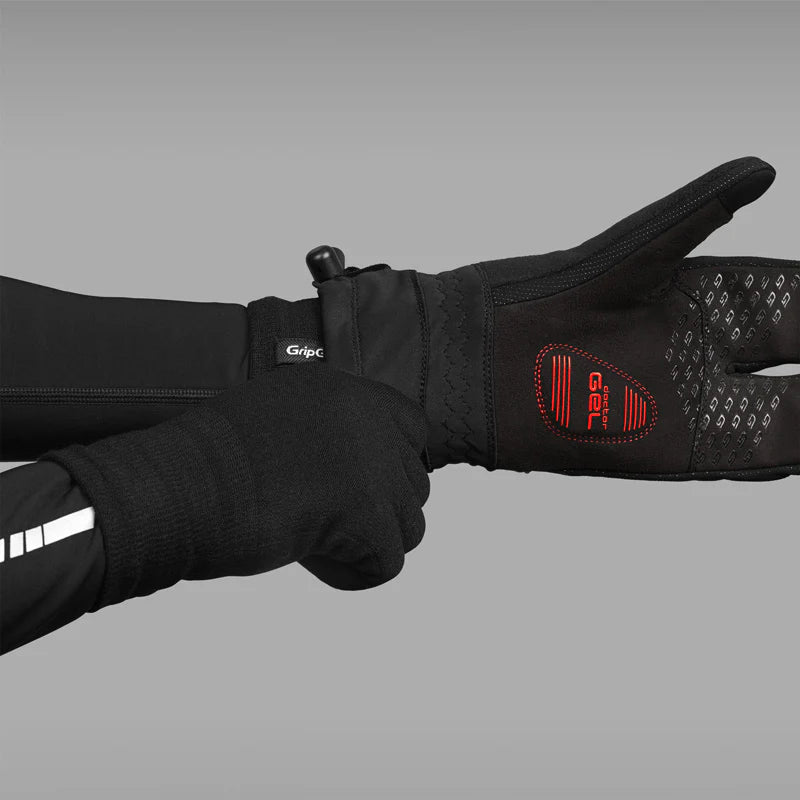 GRIPGRAB MERINO Underhandsker Sort