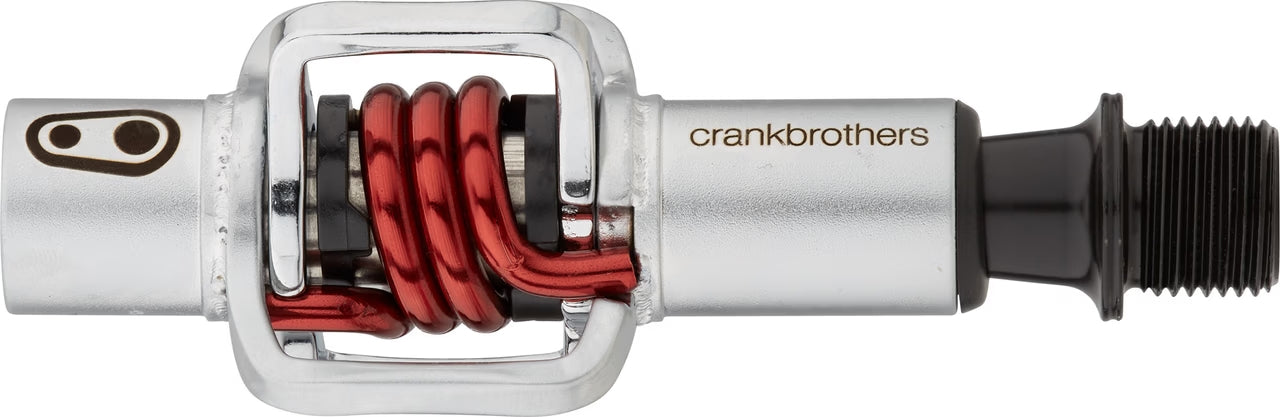 CRANKBROTHERS EGG BEATER 1 pedaler Sølv/Rød