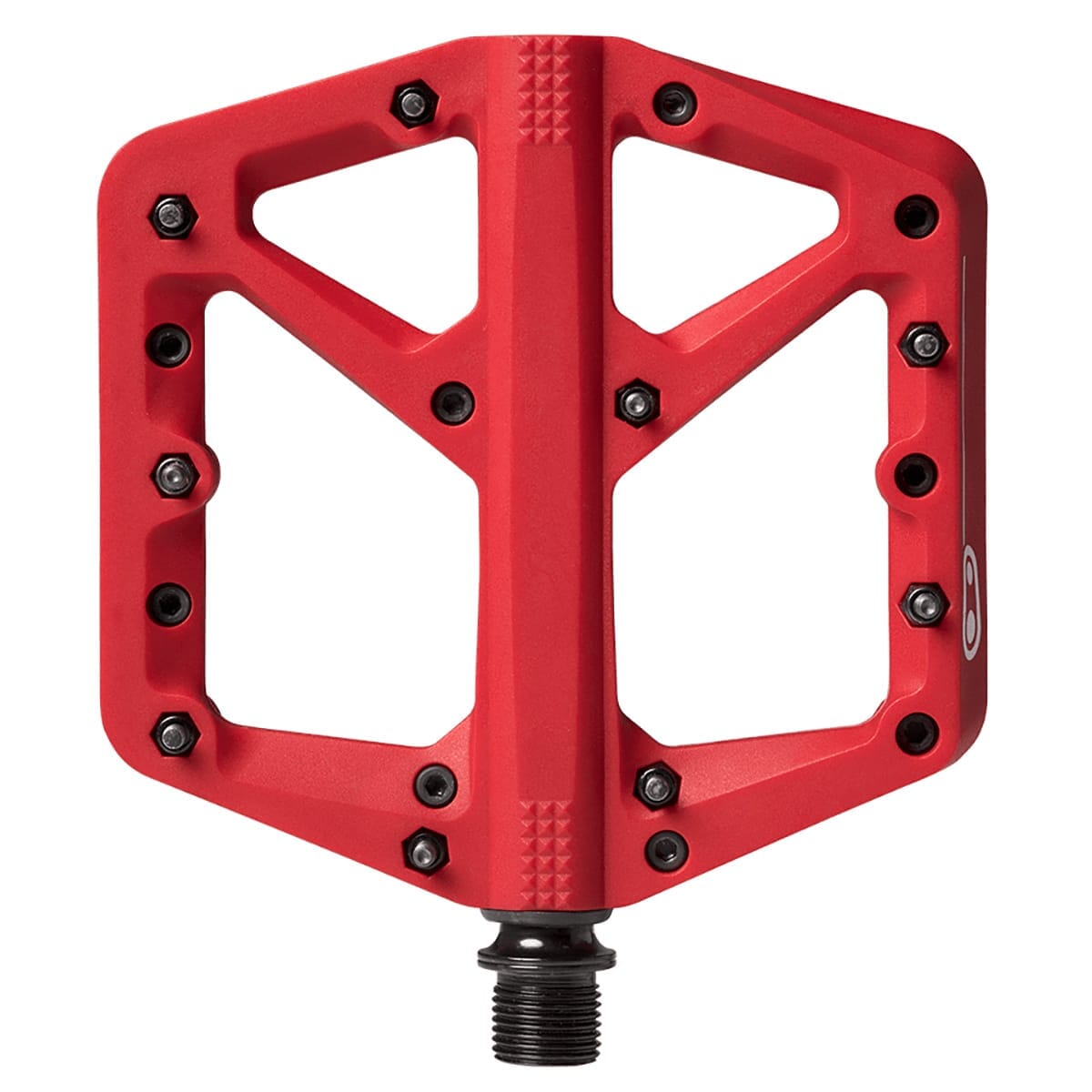 CRANKBROTHERS STAMP 1 Små flade pedaler Rød