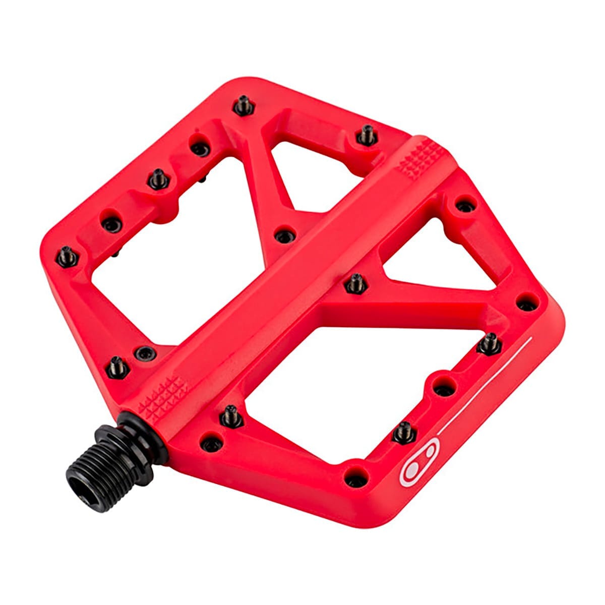 CRANKBROTHERS STAMP 1 Små flade pedaler Rød