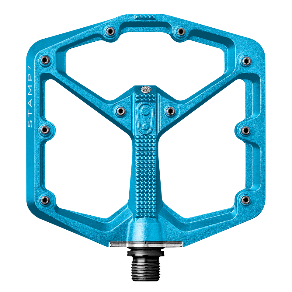 Flade pedaler CRANKBROTHERS STAMP 7 Large Blue