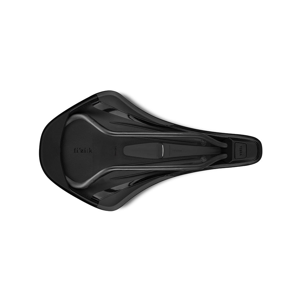 FIZIK TERRA ARGO X1 140 mm carbon sadelskinner sort