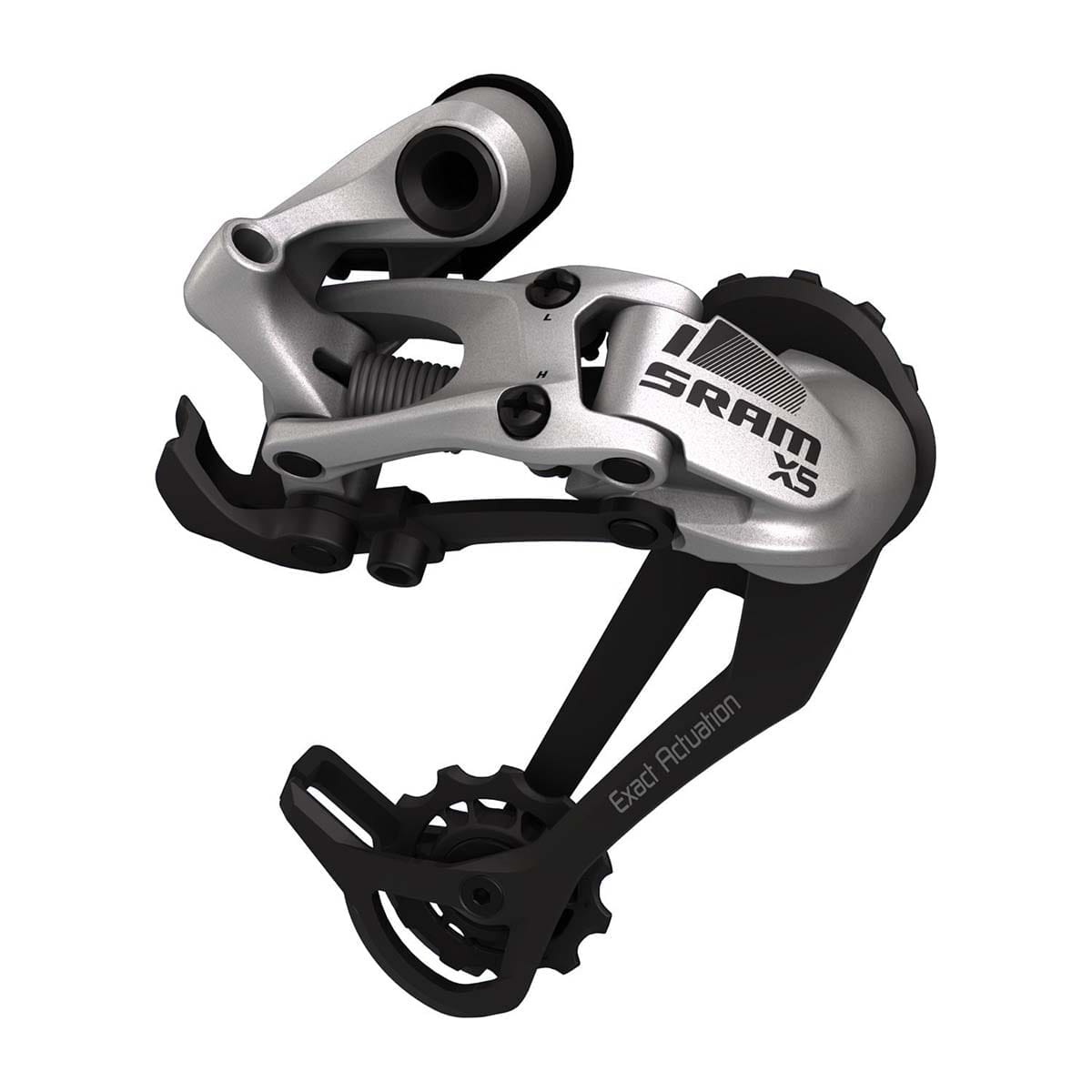 SRAM X5 9-speed bagskifter Medium Cage Silver