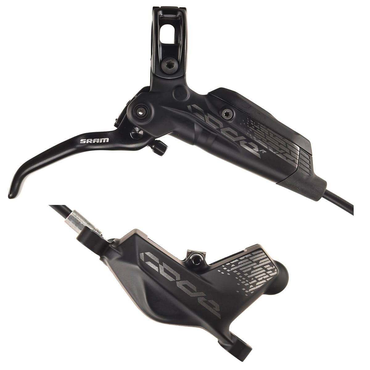 Et par SRAM CODE R Metal Discless-bremser, sort