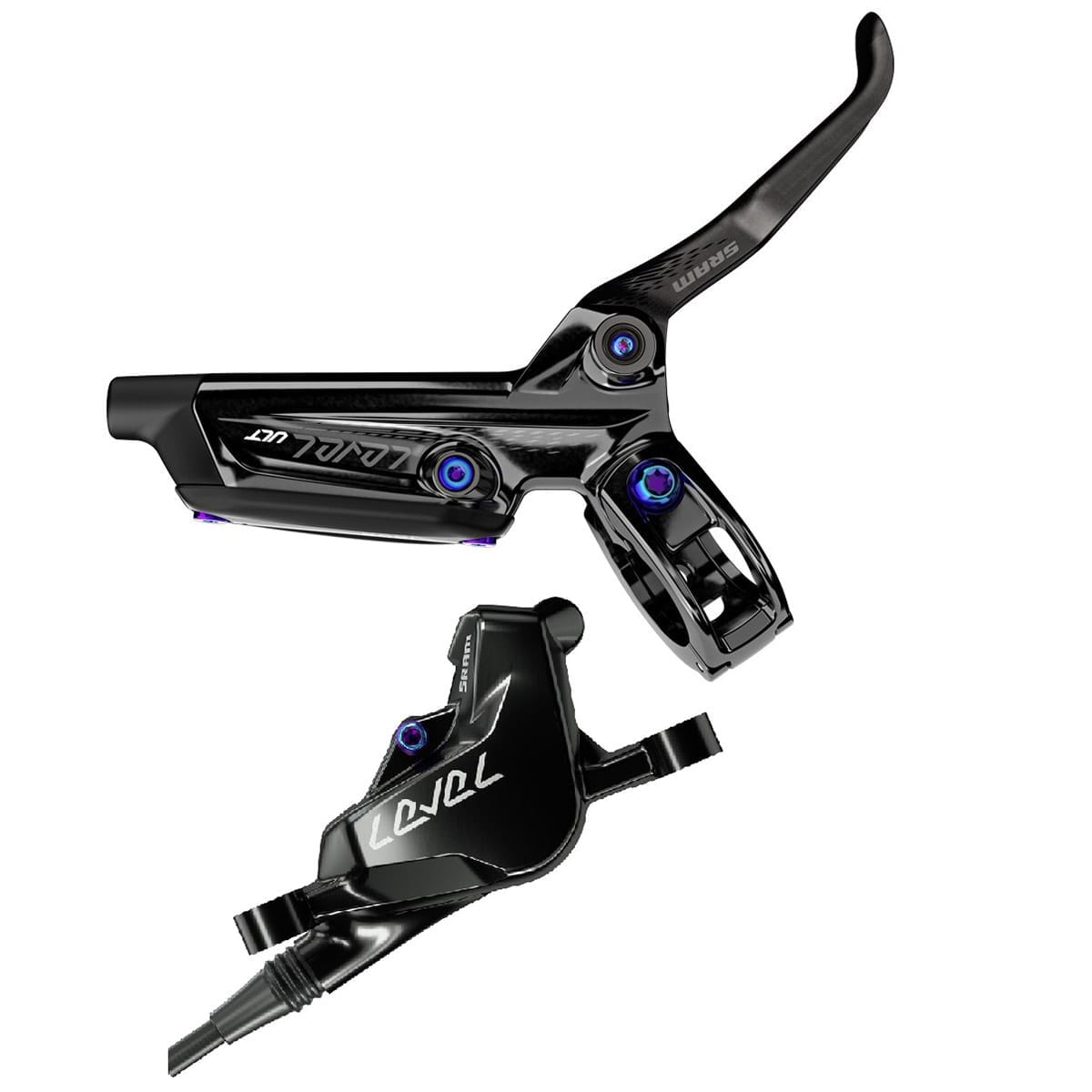 Par SRAM LEVEL ULTIMATE-bremser Sort/Rainbow