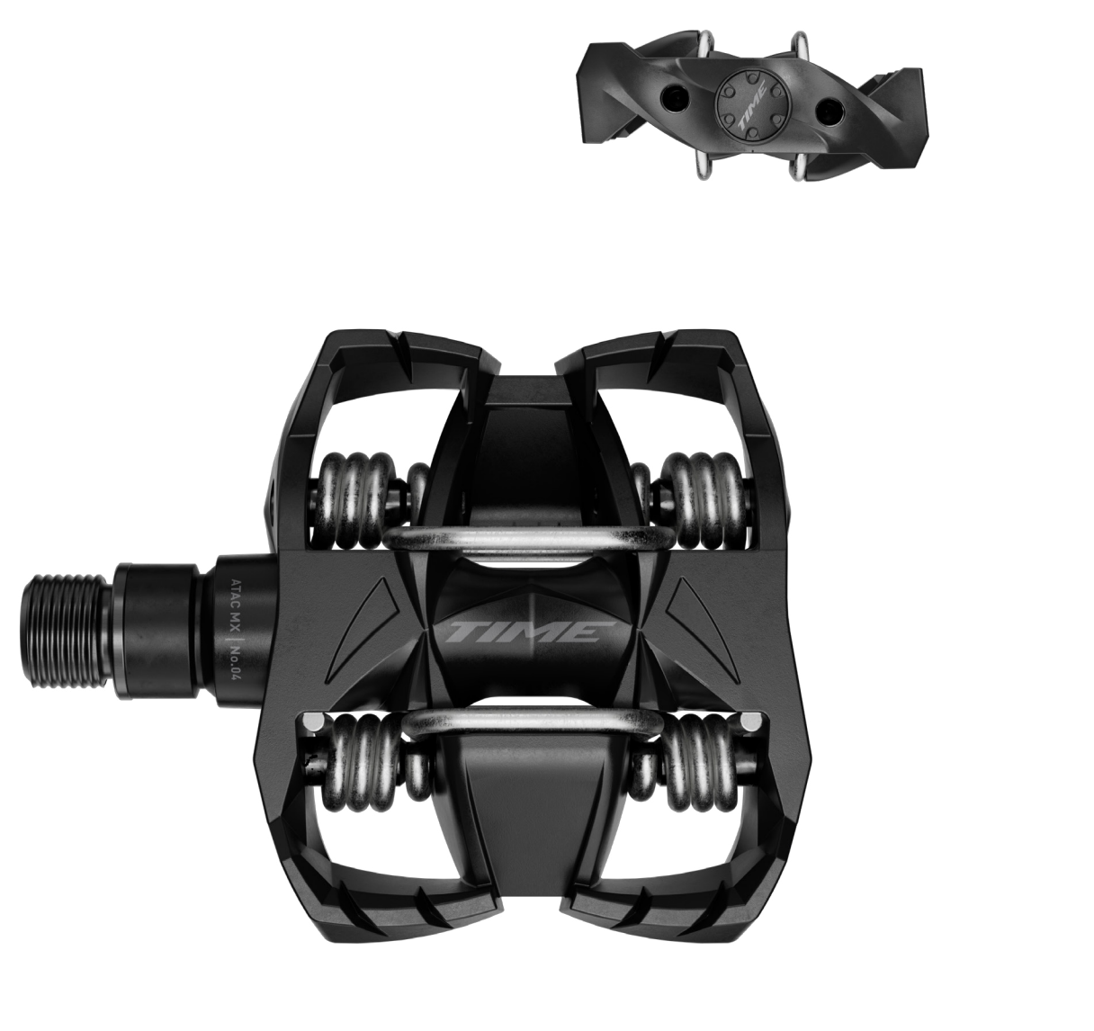TIME MX 4-pedaler Sort 2024