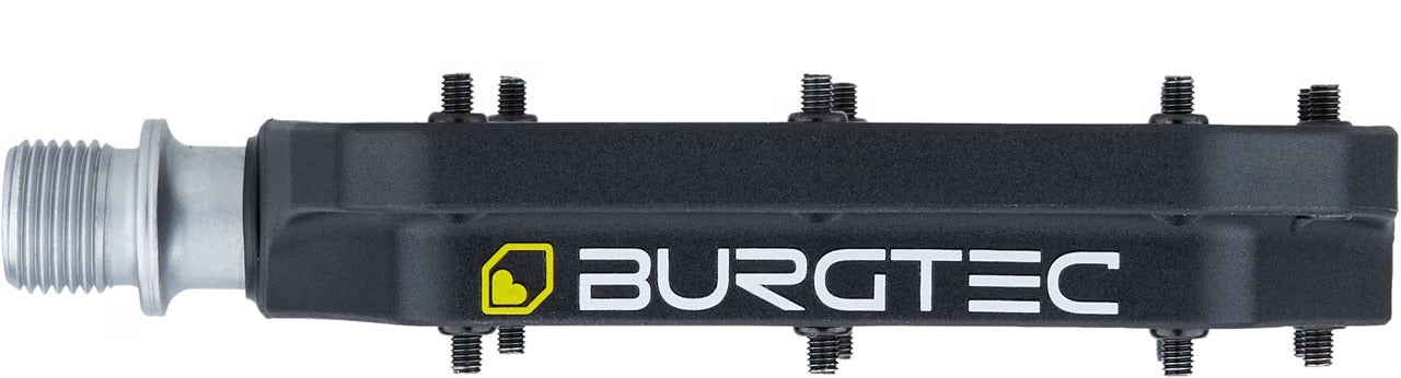 BURGTEC MK4 flade kompositpedaler, sort