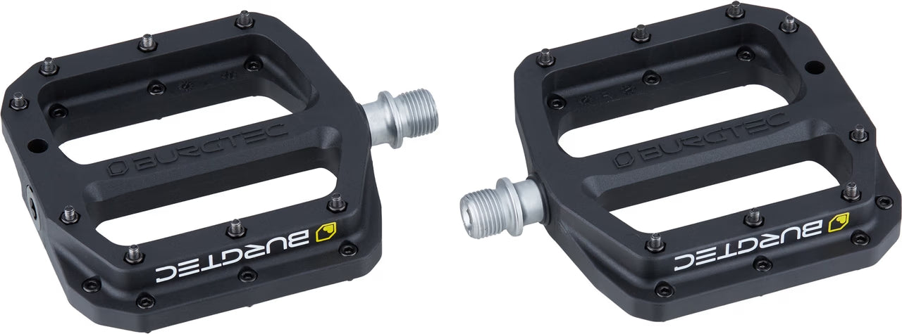 BURGTEC MK4 flade kompositpedaler, sort
