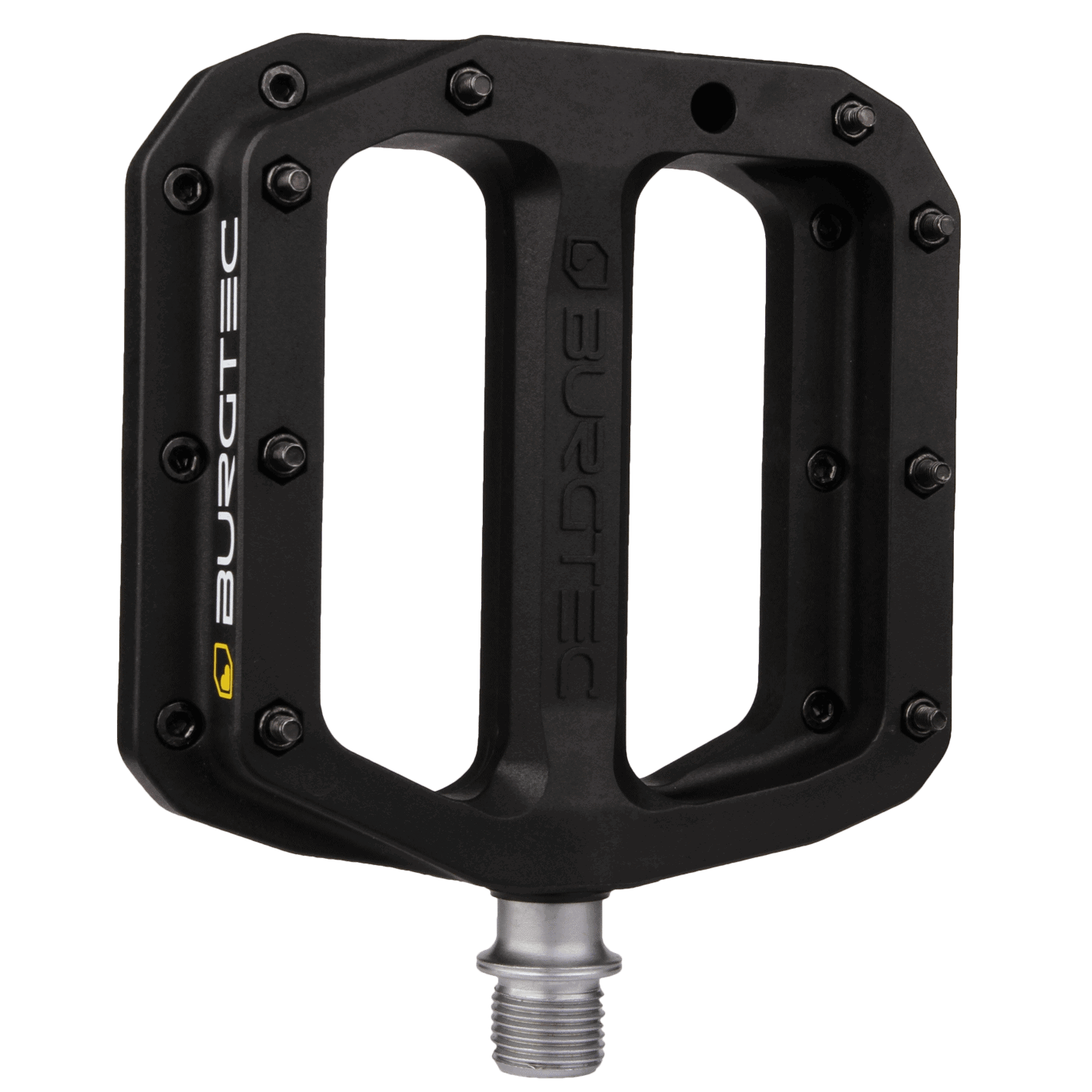 BURGTEC MK4 flade kompositpedaler, sort