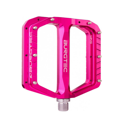 BURGTEC PENTHOUSE FLAT MK5 Stålaksel-fladpedaler Pink
