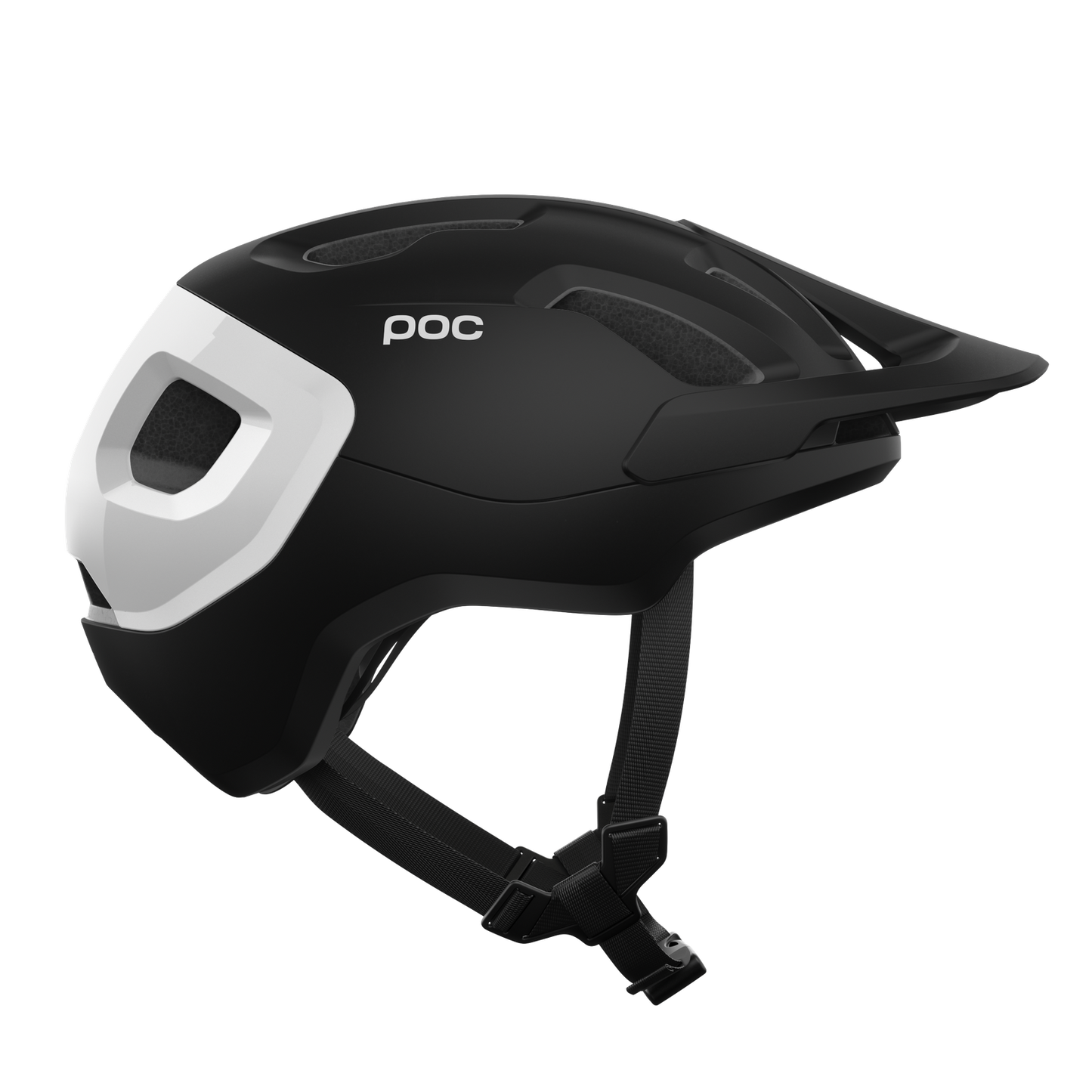 POC AXION RACE MIPS MTB-hjelm mat sort/hvid