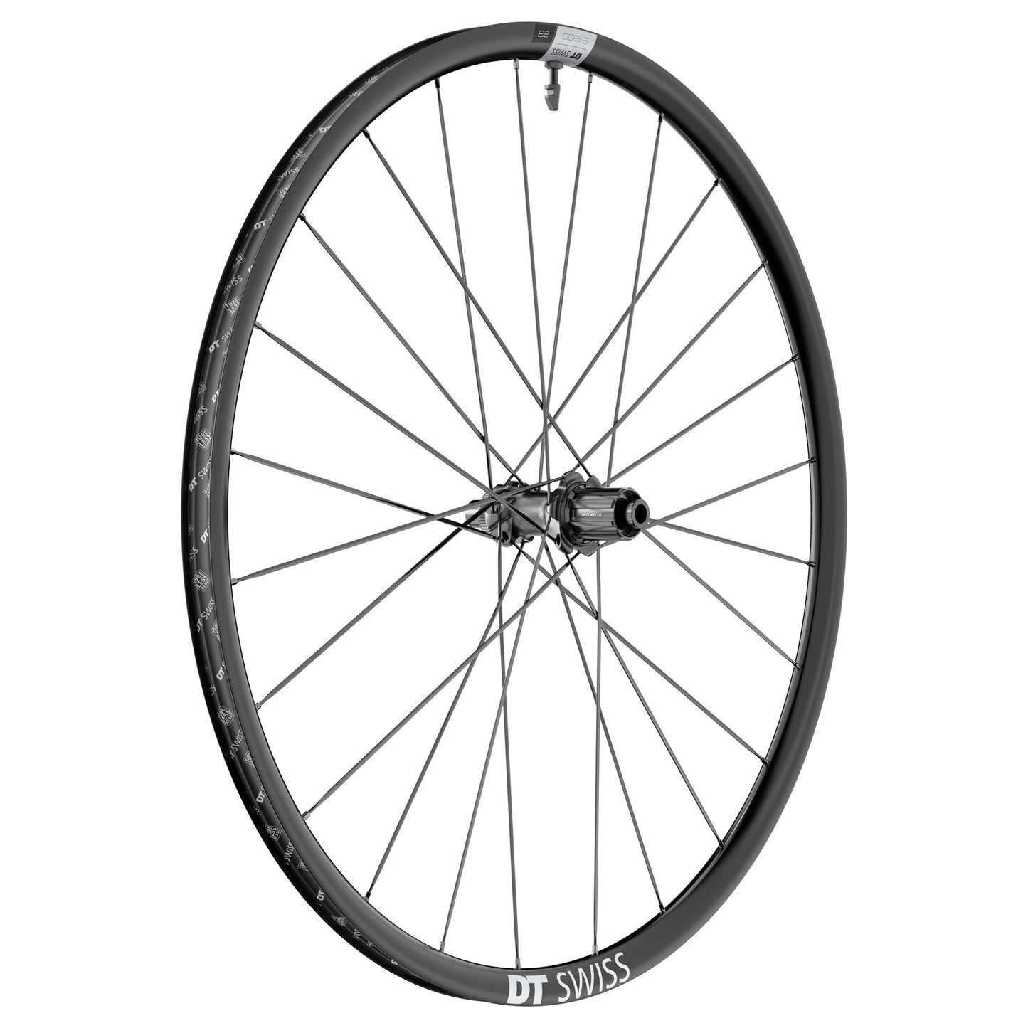 DT SWISS E 1800 SPLINE 23 DISC Tubeless Ready baghjul (Center Lock) 2024