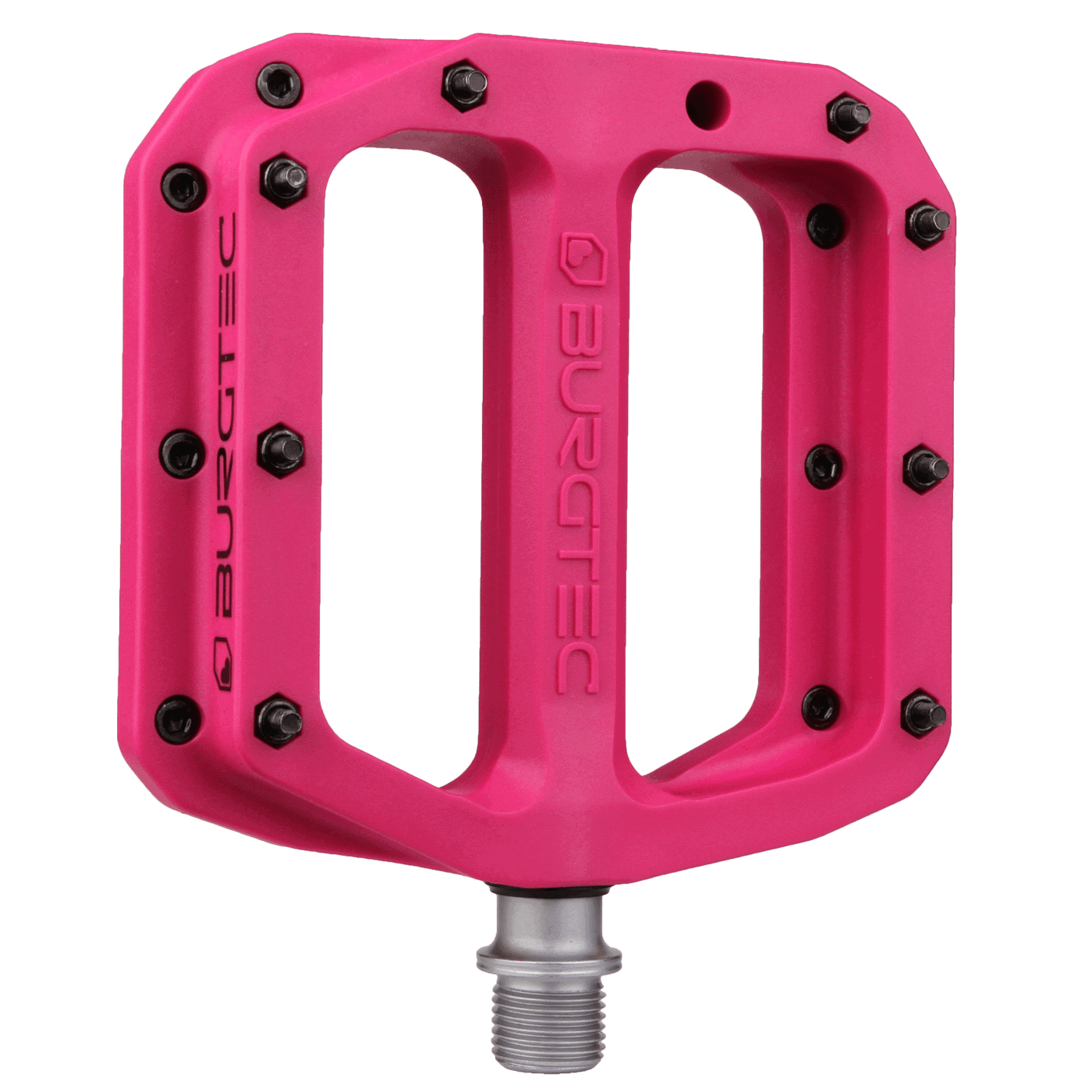 BURGTEC MK4 Composite Toxic Barbie Pink Flat Pedals