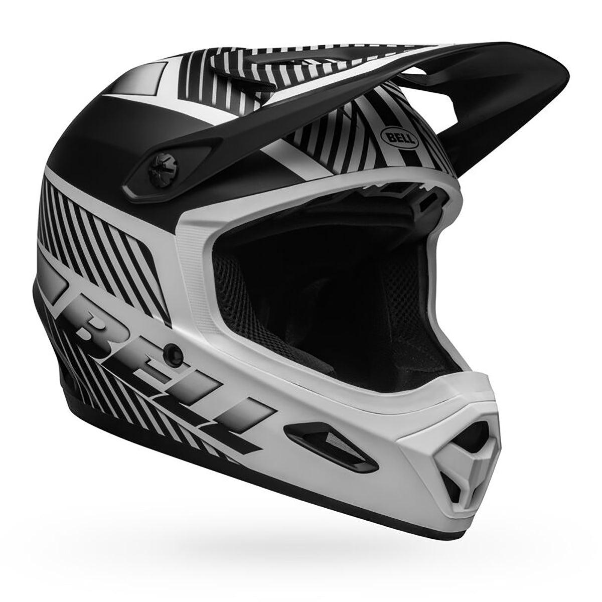 Bell TRANSFER MTB-hjelm mat sort/hvid