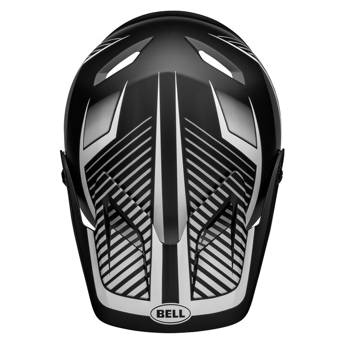 Bell TRANSFER MTB-hjelm mat sort/hvid