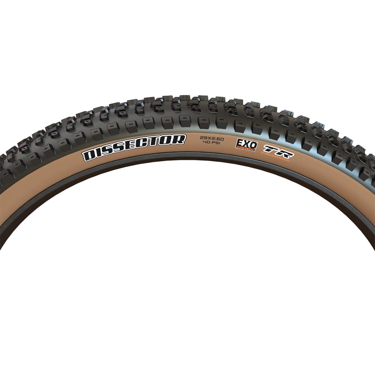 MAXXIS DISSECTOR 29x2.60 Exo Tubeless Ready Soft Tanwall-dæk
