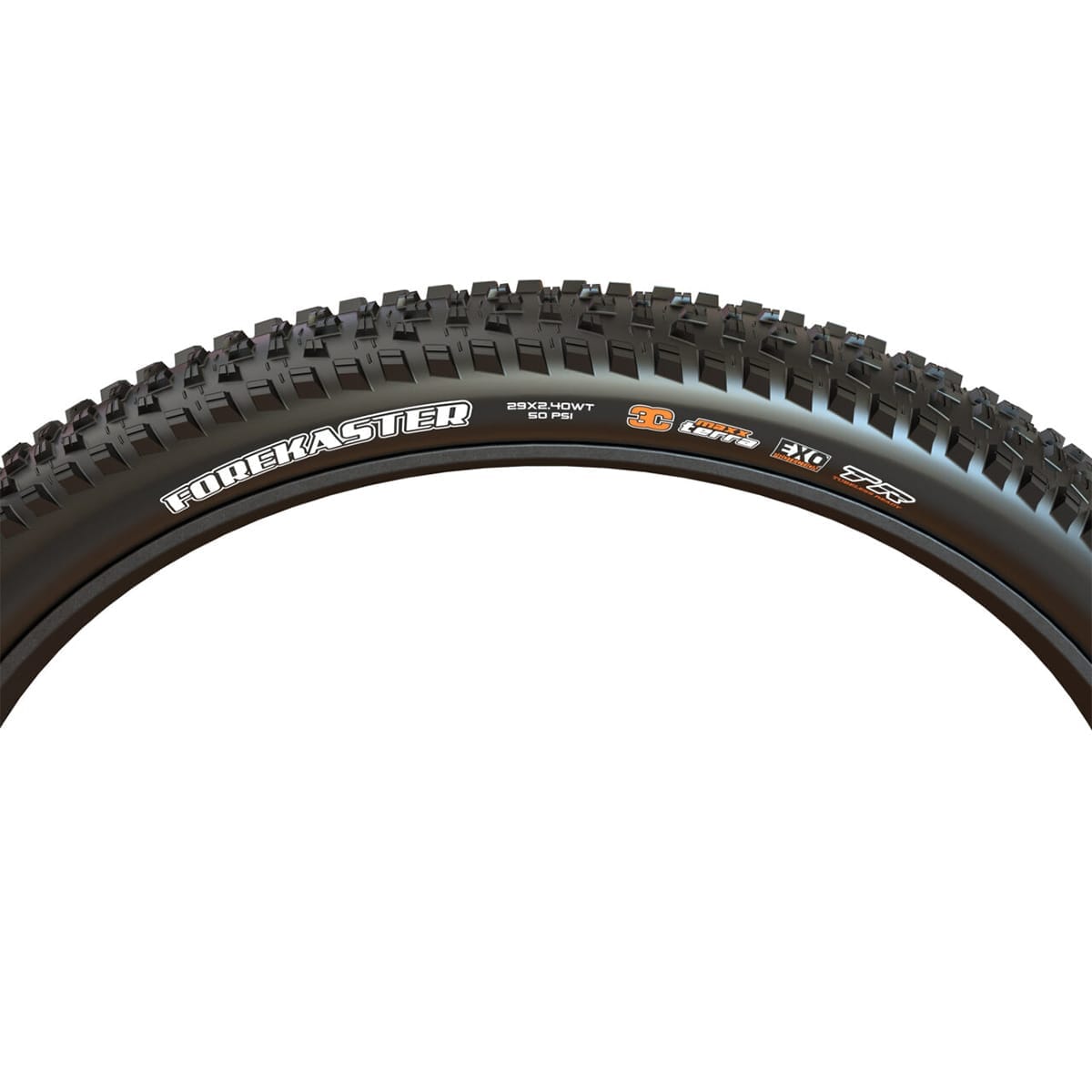 MAXXIS FOREKASTER 29x2.60 Exo+ 3C MaxxTerra Tubeless Ready Soft Black-dæk