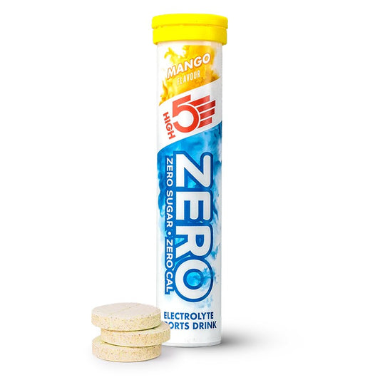 Elektrolyt-vandingstabletter High5 ZERO (x20) Mango