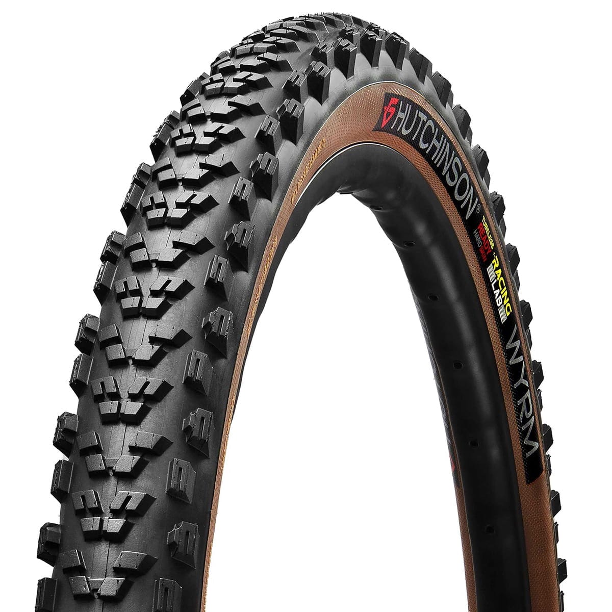 HUTCHINSON WYRM 29x2.40 Racing Lab Hardskin Race Ripost XC Tubeless Ready Soft Black/Brown-dæk
