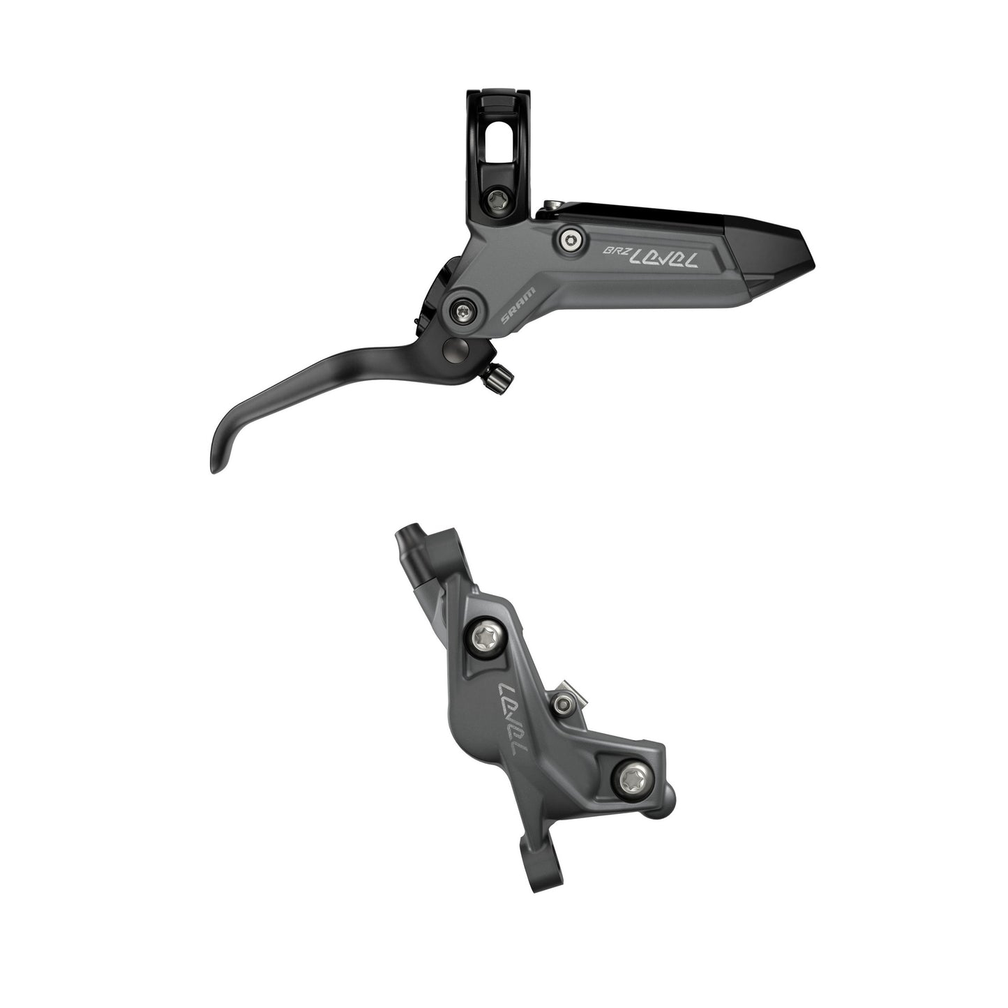 SRAM LEVEL BRONZE STEALTH 4-stempel bagbremse Grå