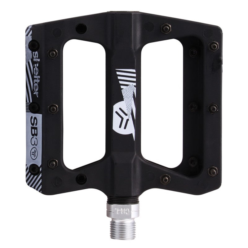 SB3 Shelter flat pedals Sort