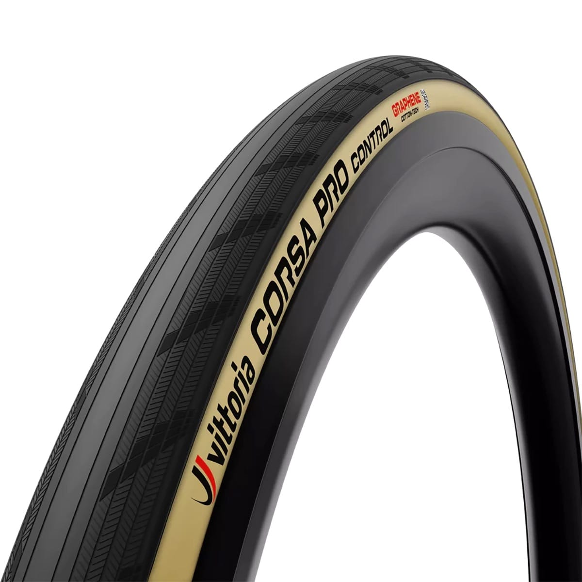 VITTORIA CORSA PRO CONTROL Graphene G2.0 700x26c Tubeless Ready Beige dæk