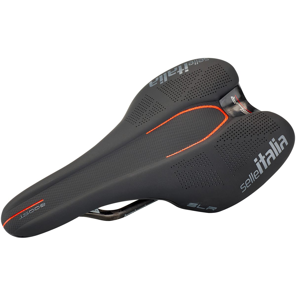 Sadel SELLE ITALIA SLR BOOST S1 Carbon Skinner Sort