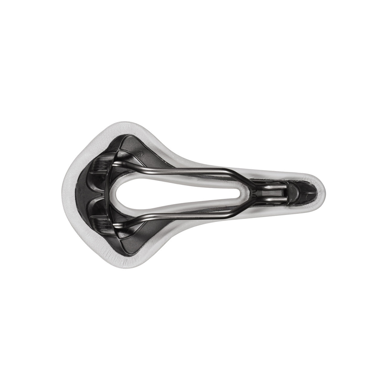 SAN MARCO ALLROAD SUPERCONFORT OPEN-FIT RACING L3-sadel 146 mm bredde Xsilite stålskinner grå/hvid