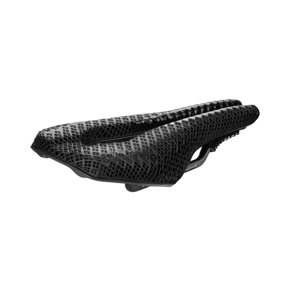 Sadel SELLE ITALIA WATT SUPERFLOW 3D-skinner Ti316 Sort
