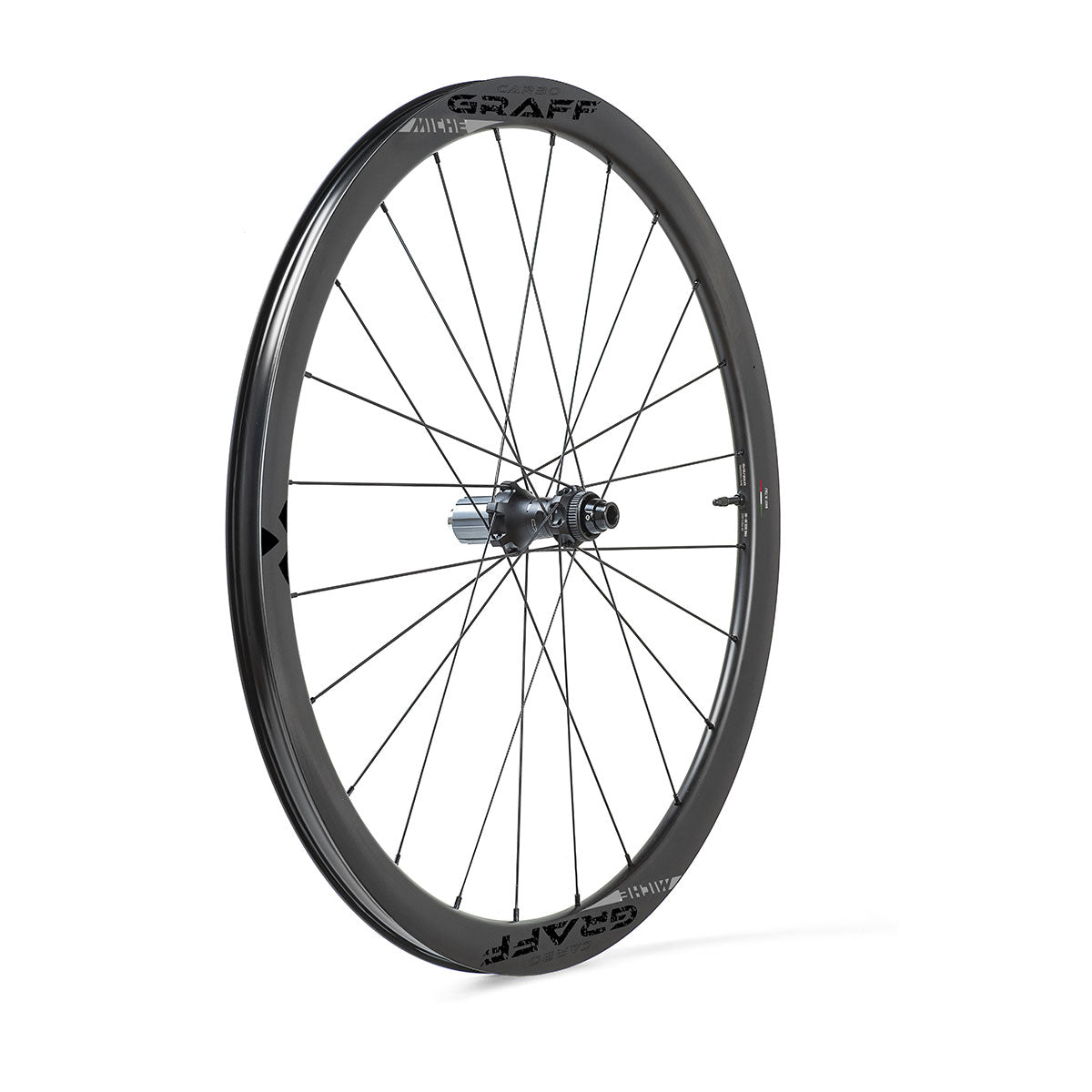 Par MICHE CARBO GRAFF EVO DISC Tubeless Ready-hjul (centerlås)