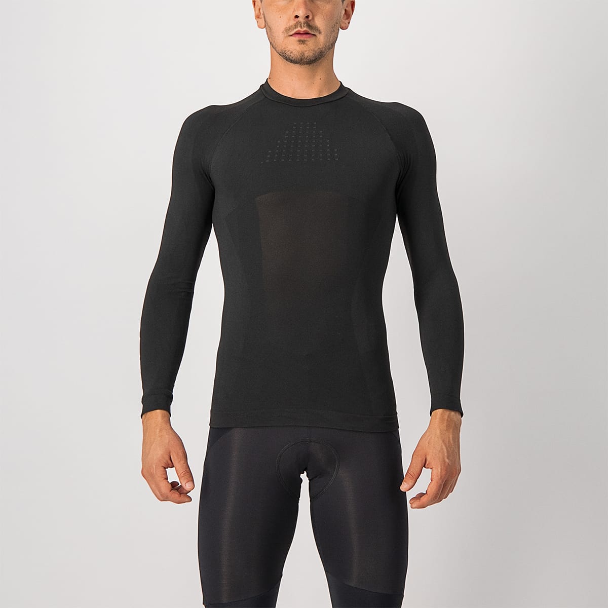 CASTELLI CORE SEAMLESS Langærmet undertøj Sort