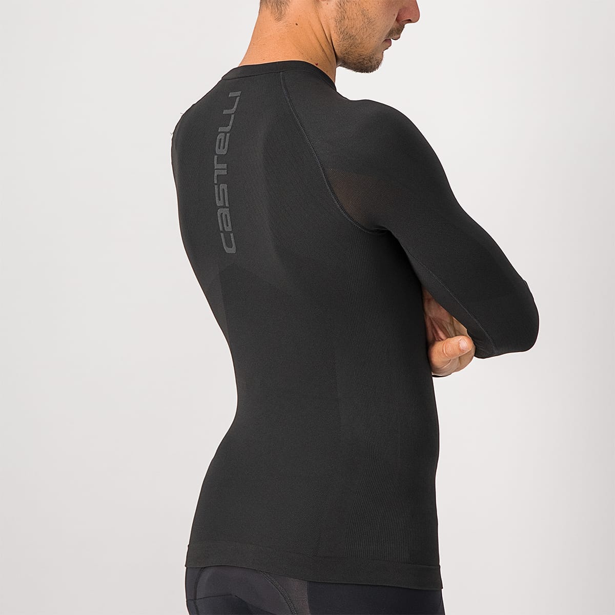 CASTELLI CORE SEAMLESS Langærmet undertøj Sort