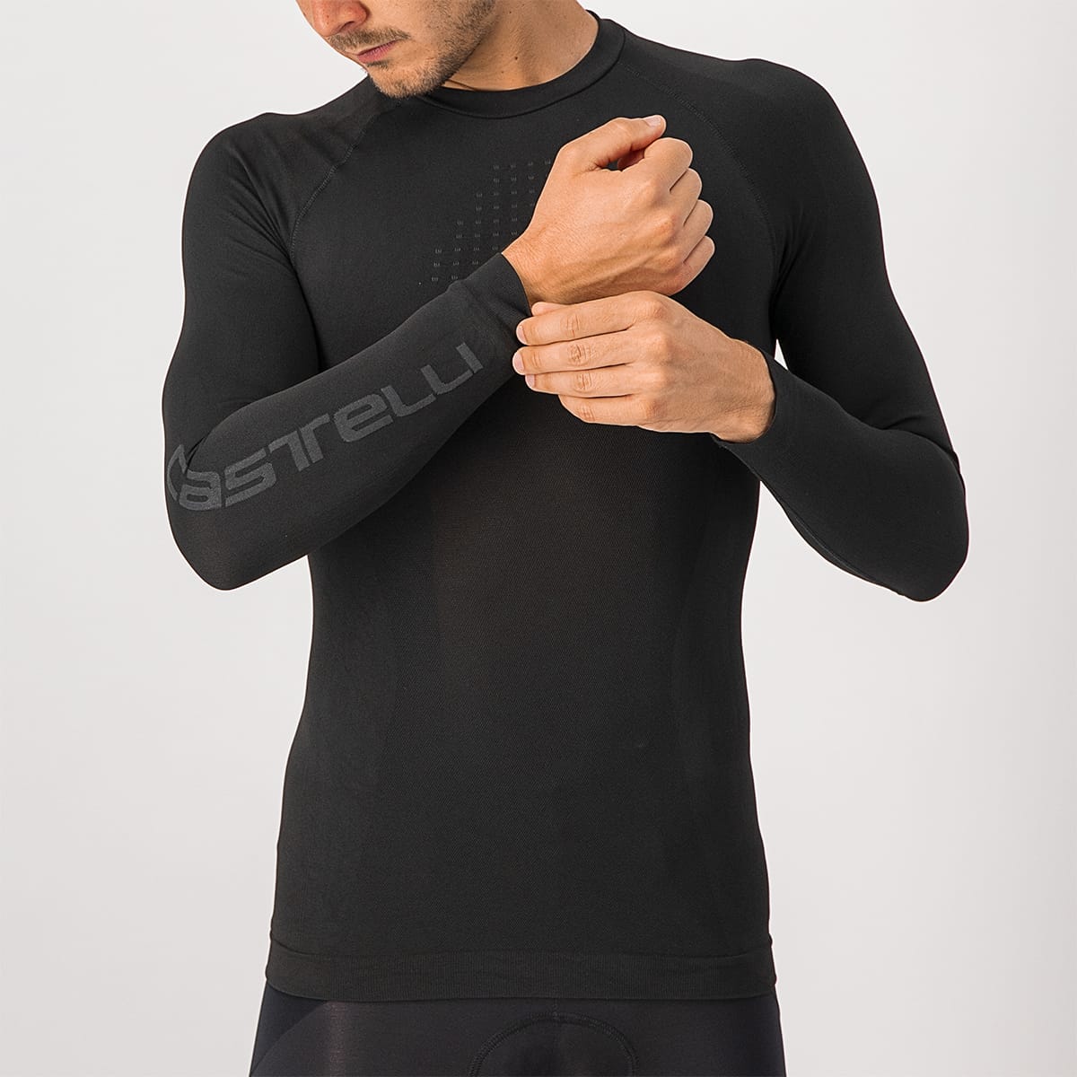 CASTELLI CORE SEAMLESS Langærmet undertøj Sort