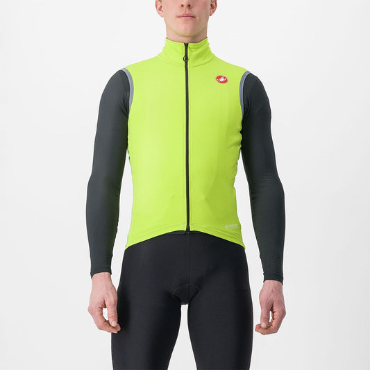 CASTELLI PERFETTO ROS 2 Ærmeløs jakke Gul
