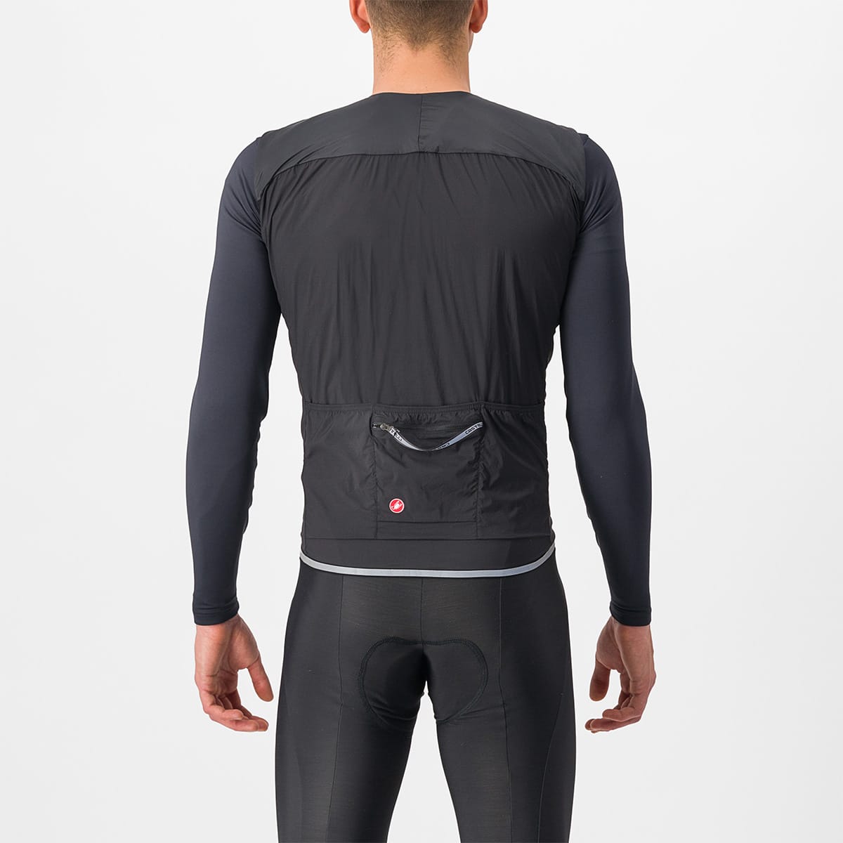 CASTELLI FLY Ærmeløs jakke Sort