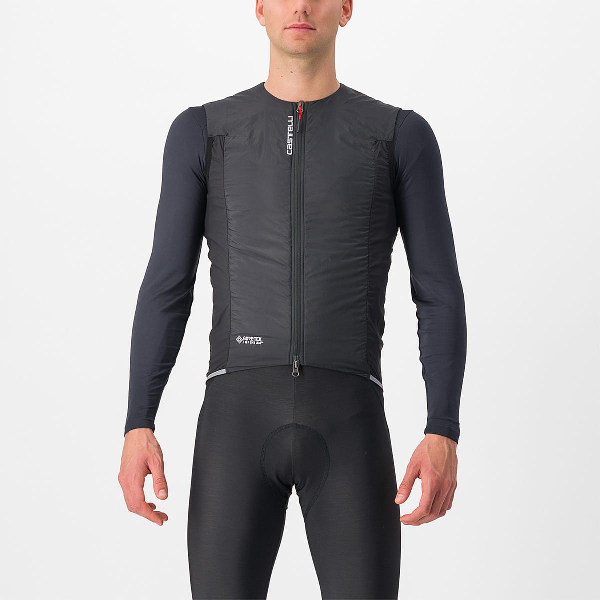 CASTELLI FLY Ærmeløs jakke Sort