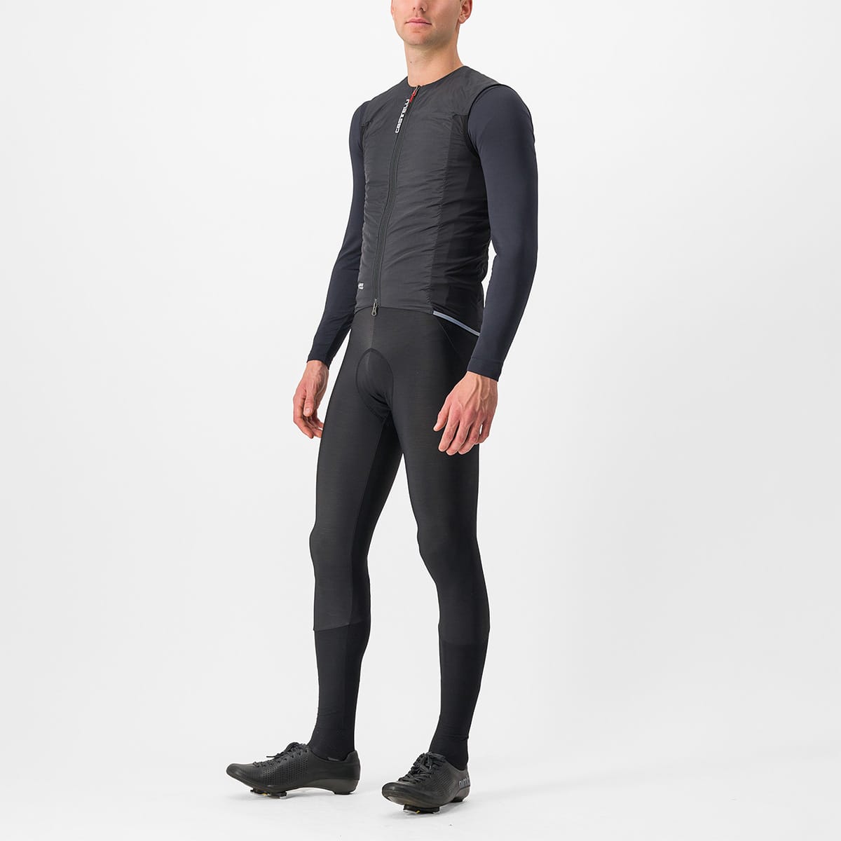 CASTELLI FLY Ærmeløs jakke Sort