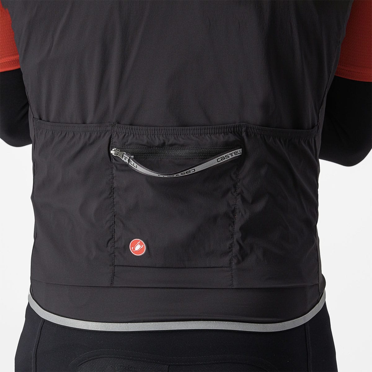 CASTELLI FLY Ærmeløs jakke Sort