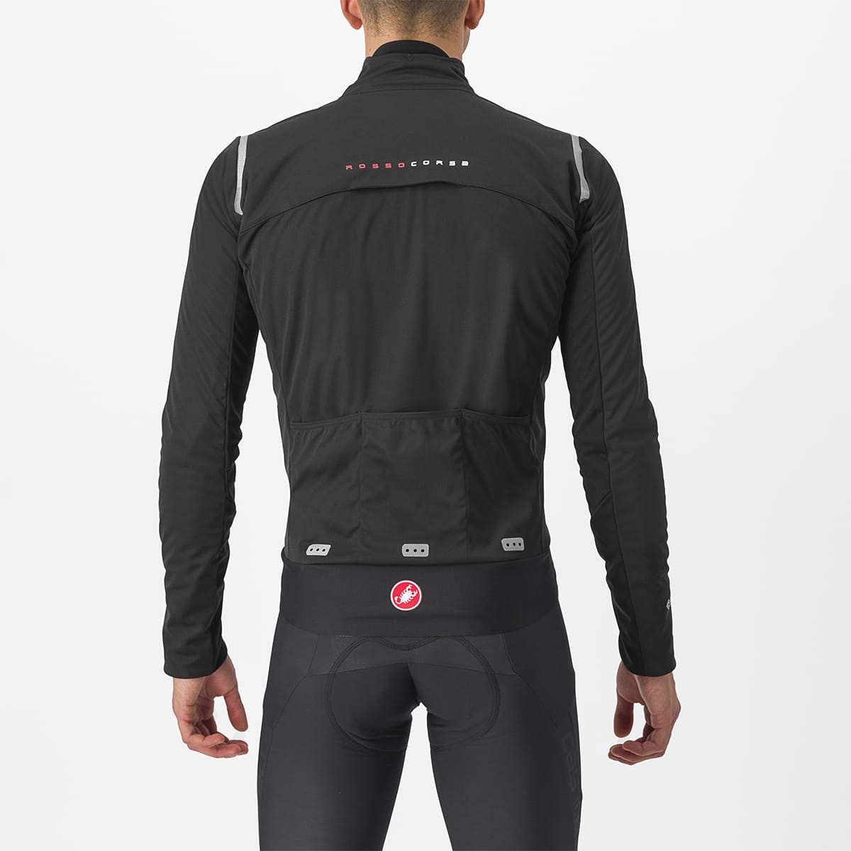 CASTELLI ALPHA DOPPIO ROS Jakke Sort/Reflex
