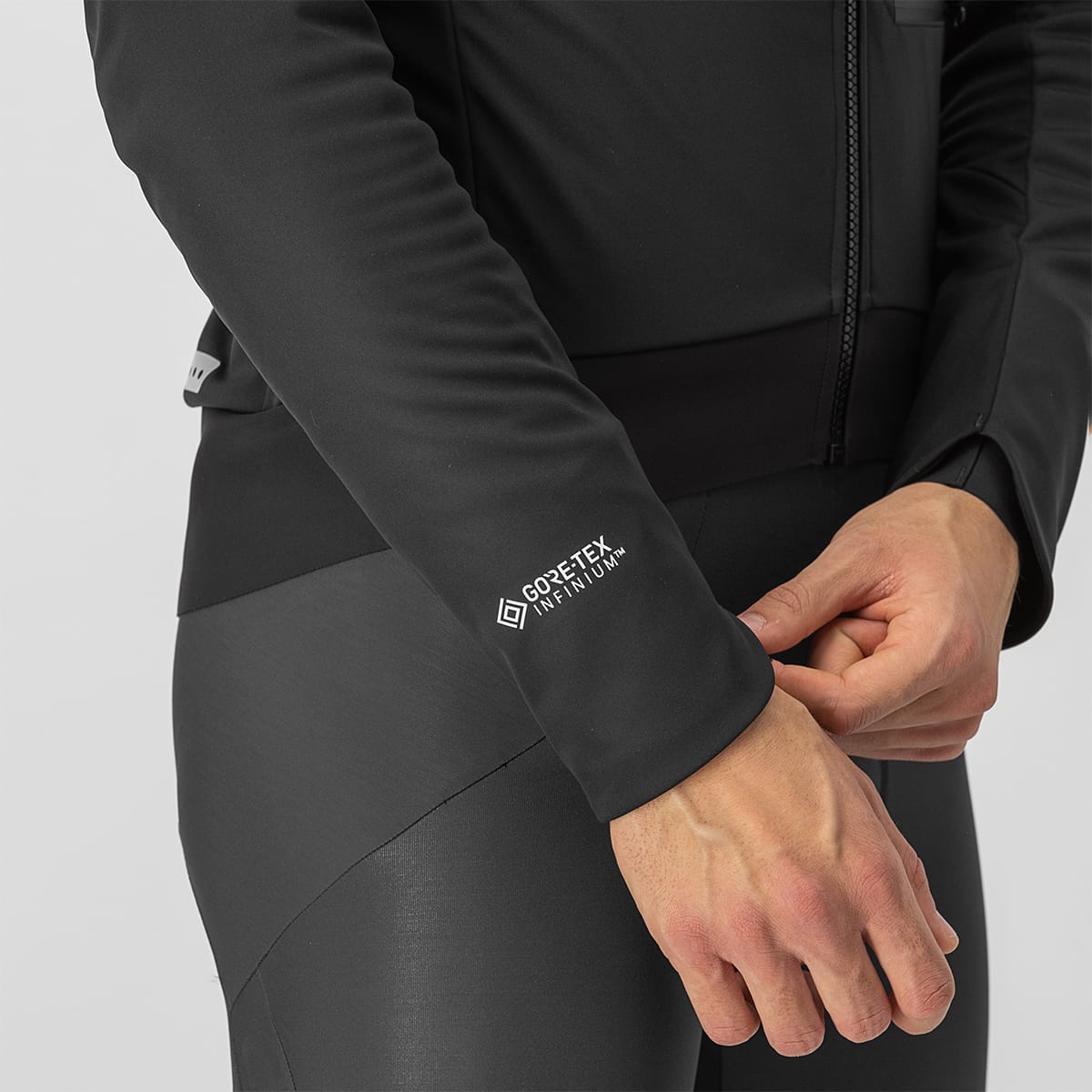 CASTELLI ALPHA DOPPIO ROS Jakke Sort/Reflex
