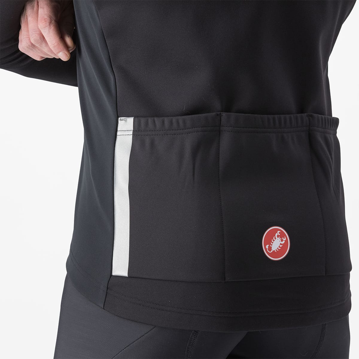 CASTELLI ENTRATA Jakke Sort/Rød