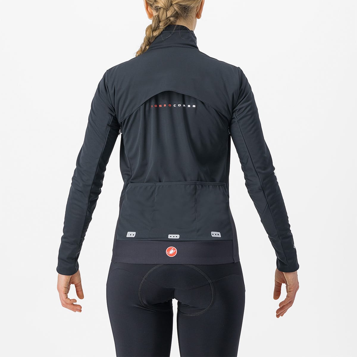 CASTELLI ALPHA DOPPIO ROS Jakke Dame Sort/Grå