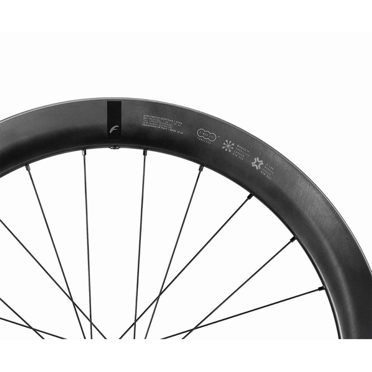 Par FULCRUM WIND 57 Tubeless Ready-hjul (Center Lock)