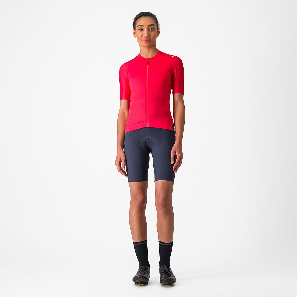 CASTELLI ESPRESSO Kortærmet Hibiscus-jersey til kvinder