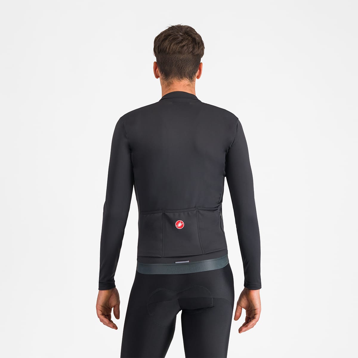 CASTELLI ESPRESSO THERMAL Langærmet Jersey Sort